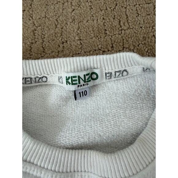 KENZO Logo Embroidered Sweatshirt 110 US 5 - Picture 7 of 7